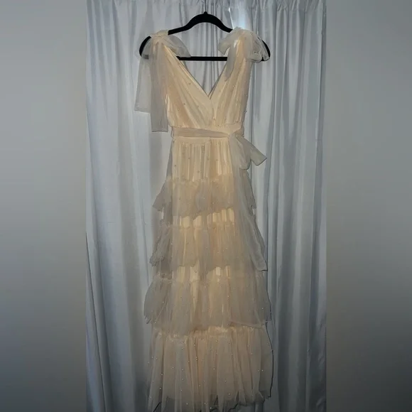 fashion nova white tulle dress Exclusive Tulle Mini Dress - White